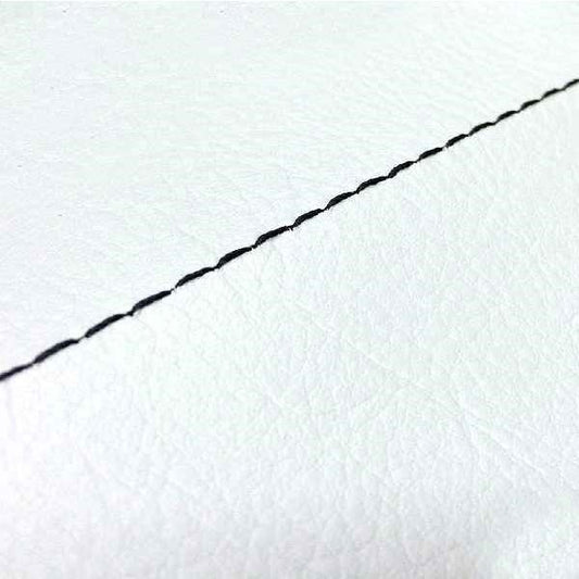 Domestic Seat Cover White/Black Stitch Reupholstery Type Soonar 50SS/Z/100ZZ