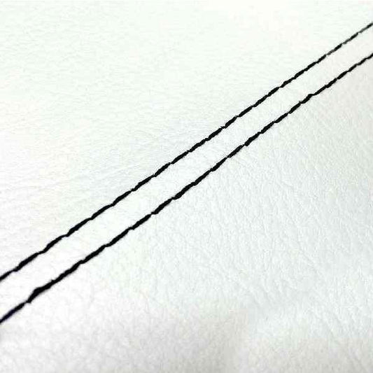 Domestic Seat Cover White/Black Double Stitch Reupholstery Type Soonar 50SS/Z/100ZZ
