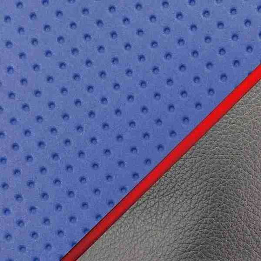 Domestic Seat Cover Embossed Blue/Red Piping Replacement Type SOONER50SS/Z/100ZZ