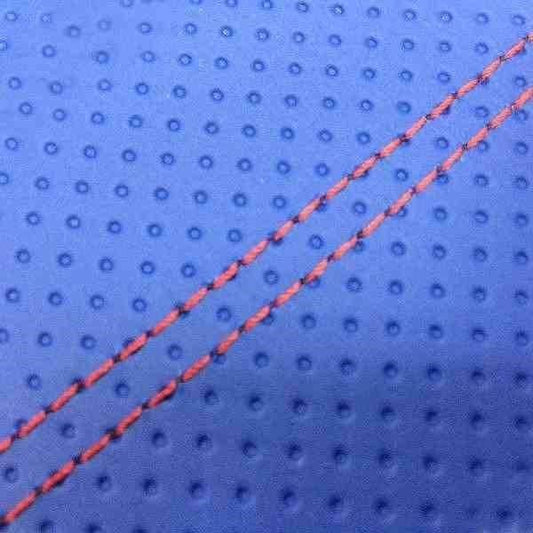 Domestic Seat Cover Embossed Blue/Red Double Stitch Replacement Type SOONER 50SS/Z/100ZZ