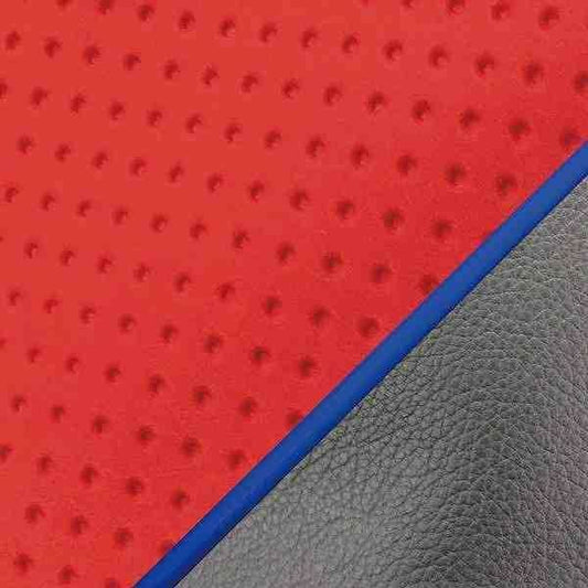 Domestic Seat Cover Embossed Red/Blue Piping Replacement Type Sooner 50SS/Z/100ZZ