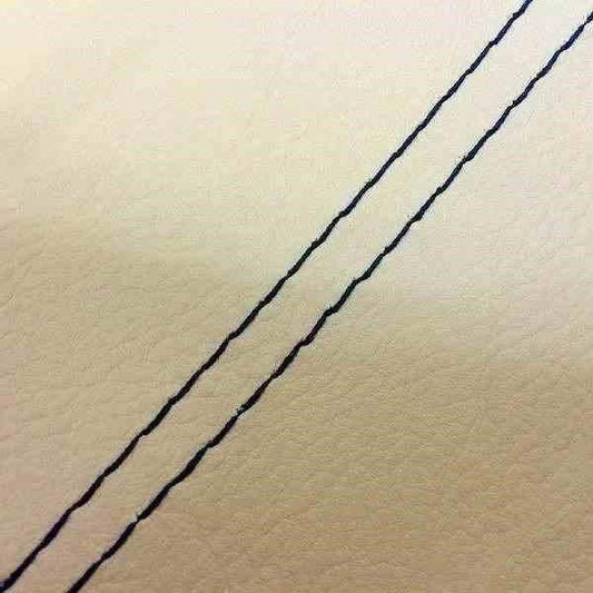 Domestic Seat Cover Beige/Black Double Stitch Replacement Type SOONER 50SS/Z/100ZZ