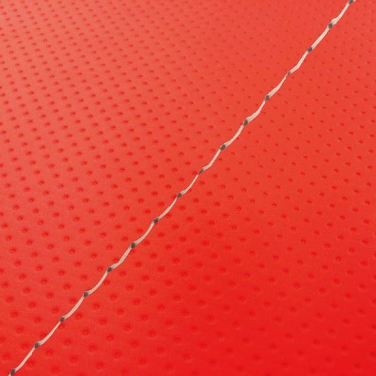 Domestic Seat Cover, Full Embossed Red/Clear Stitching, Reupholstering Type, Sooner 50SS/Z/100ZZ
