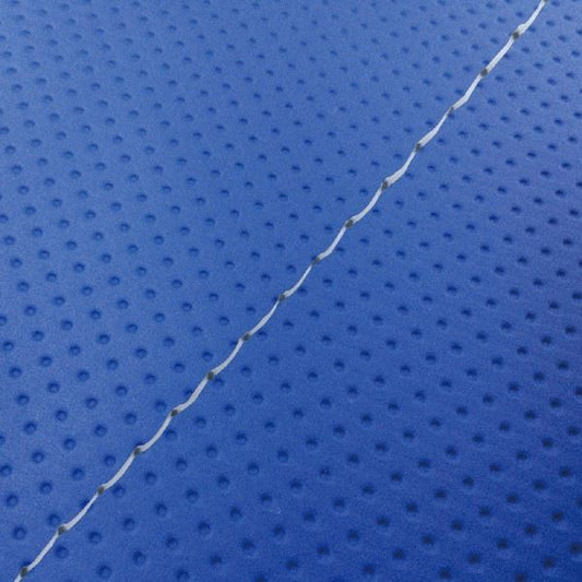 Domestic Seat Cover Full Embossed Blue/Clear Stitching Reupholstery Type for Sooner 50SS/Z/100ZZ
