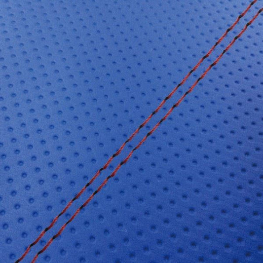 Domestic Seat Cover Full Embossed Blue/Red Double Stitch Replacement Type SOONER 50SS/Z/100ZZ