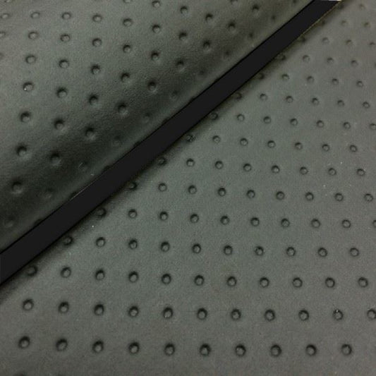 Domestic Seat Cover Full Embossed Black/Black Piping Reupholstering Type for Sooner 50SS/Z/100ZZ