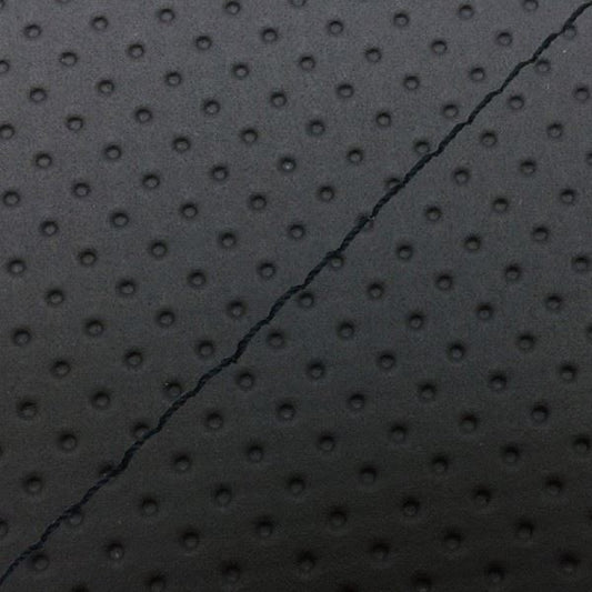 Domestic Seat Cover Fully Embossed Black/Black Stitching - Replacement Type for Kymco Sooner 50SS/Z/100ZZ