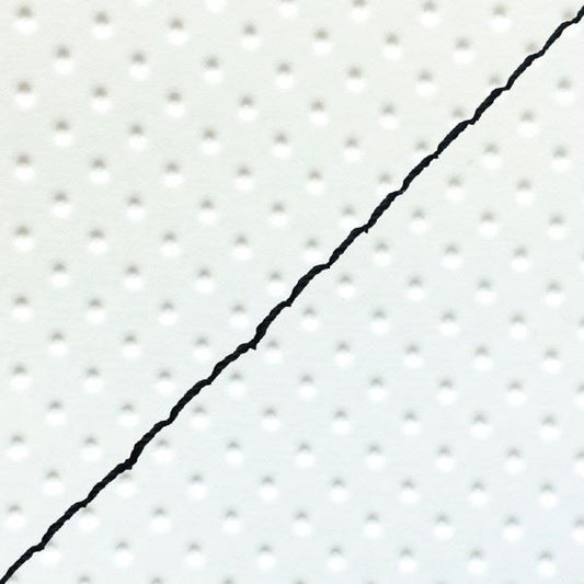 Domestic Seat Cover, Full Embossed White/Black Stitch, Replacement Type, Sooners 50SS/Z/100ZZ