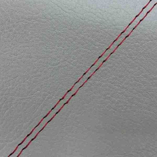Domestic Seat Cover Dark Gray / Red Double Stitch Reupholstery Type for Sooner 50SS/Z/100ZZ