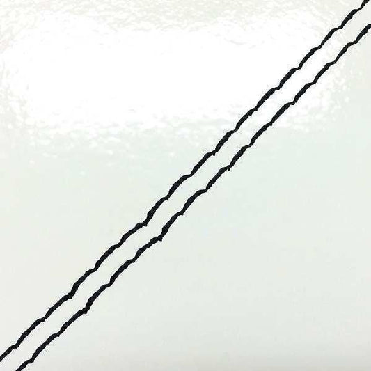 Domestic Seat Cover, Enamel White/Black Double Stitch, Replacement Type for Suneer 50SS/Z/100ZZ