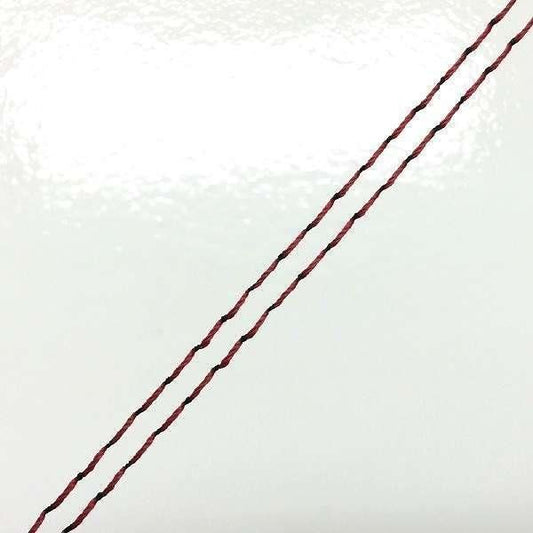 Domestic Seat Cover Enamel White/Red Double Stitch Replacement Type SOONER 50SS/Z/100ZZ