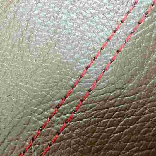 Domestic Seat Cover, Brown/Red Double Stitch, Replacement Type for Sooner 50SS/Z/100ZZ