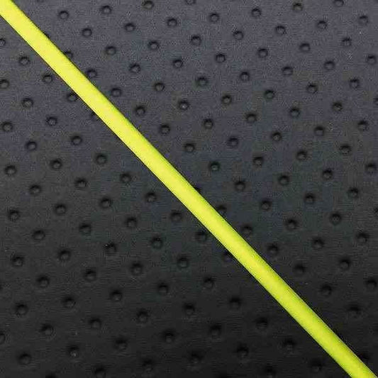 Domestic Seat Cover Embossed (Black)/Yellow Piping Upholstery Type for Sooner 50SS/Z/100ZZ
