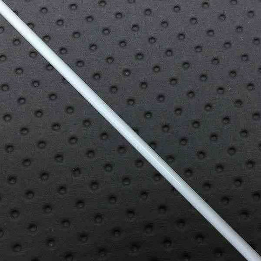 Domestic seat cover, embossed (black)/white piping, re-upholstery type, Super 9 50SS/Z/100ZZ