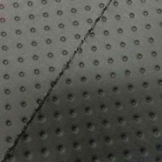 Domestic seat cover, embossed (black)/black stitching, re-upholstery type, Sooner 50SS/Z/100ZZ