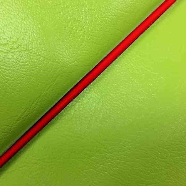 国産シートカバー 張替タイプ ライムグリーン/赤パイピング CB400SS(NC41)