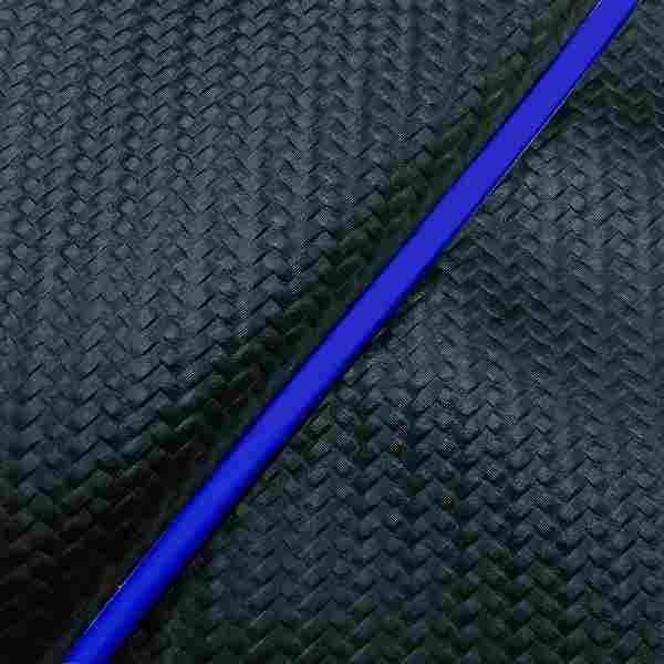 国産シートカバー 張替タイプ カーボンブラック/青パイピング CB400SS(NC41)