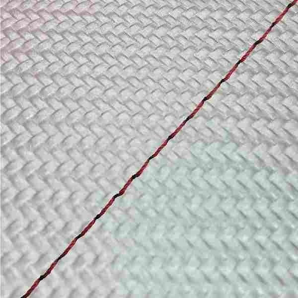 国産シートカバー 張替タイプ カーボンシルバー/赤ステッチ CB400SS(NC41)