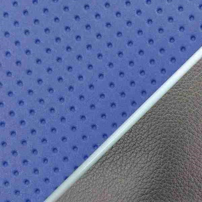 国産シートカバー 張替タイプ エンボスブルー/白パイピング CB400SS(NC41)