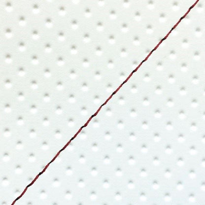 Domestic Seat Cover Recover Type Full Embossed White/Red Stitch CB400SS (NC41)