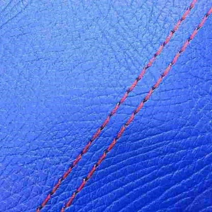 Domestic seat cover, re-upholstery type, blue/red double stitch, Tact (AF24)