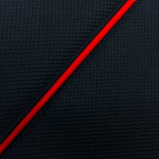 国産シートカバー 張替タイプ スベラーヌブラック/赤パイピング スカッシュ