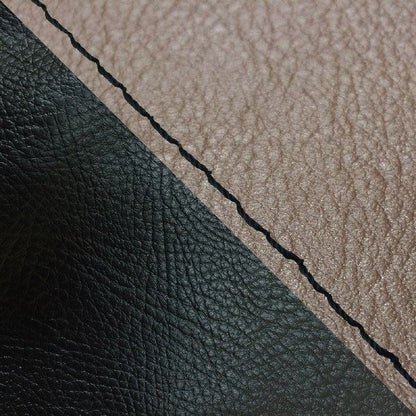 Domestic Seat Cover Reupholstery Type: Dark Brown/Black (Two-tone) with Black Stitching for Giorno/Jorcab