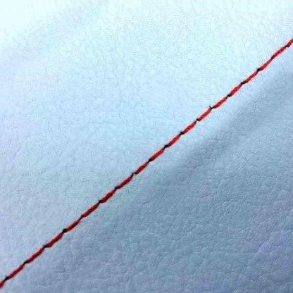 国産シートカバー 張替タイプ ライトブルー/赤ステッチ アドレスV125S(CF4MA)