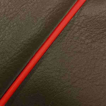 Domestic Seat Cover, Reupholstery Type, Dark Brown/Red Piping, Address V125S (CF4MA)