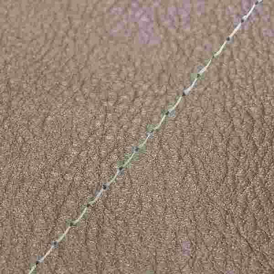 国産シートカバー 張替タイプ ダークブラウン/透明ステッチ アドレスV125S(CF4MA)