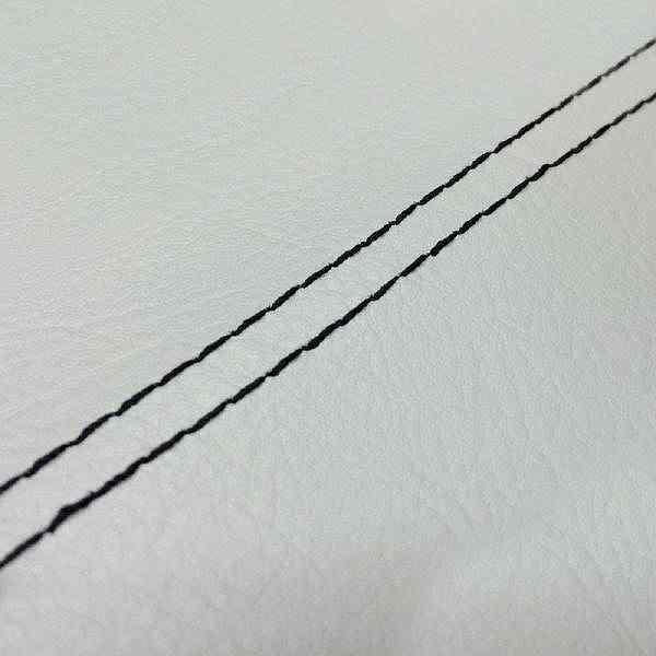 国産シートカバー 張替タイプ グレー/黒ダブルステッチ アドレスV125S(CF4MA)