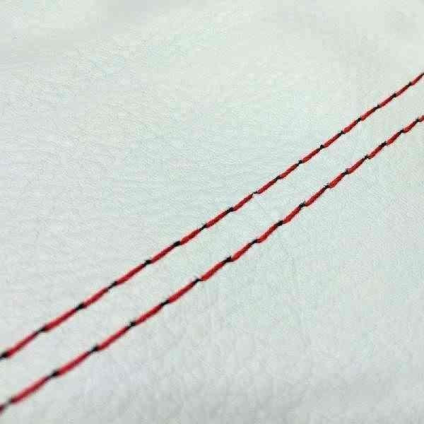 国産シートカバー 張替タイプ グレー/赤ダブルステッチ アドレスV125S(CF4MA)