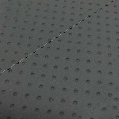 国産シートカバー 張替タイプ エンボスグレー/透明ステッチ シグナスX SE44J後期