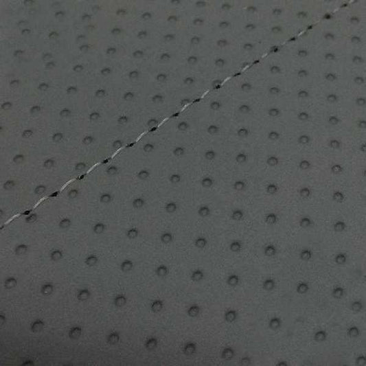 国産シートカバー 張替タイプ エンボスグレー/透明ステッチ シグナスX SE44J後期