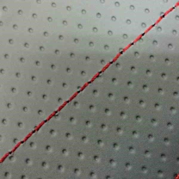 国産シートカバー 張替タイプ エンボスグレー/赤ステッチ シグナスX SE44J後期