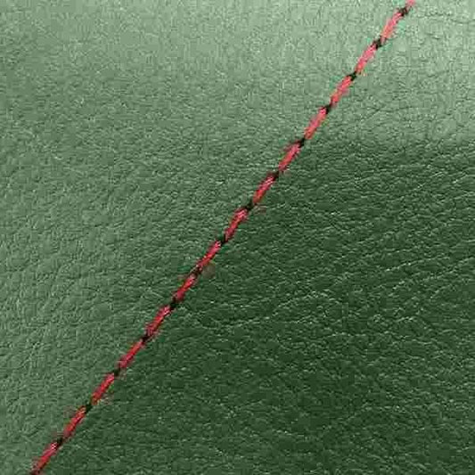 国産シートカバー 張替タイプ ダークグリーン/赤ステッチ シグナスX SE44J後期