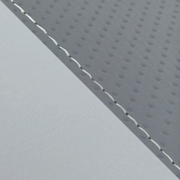 Domestic Seat Cover Reupholstery Type Embossed Gray (Gray Line)/Clear Stitch for W650 (1999 Model)