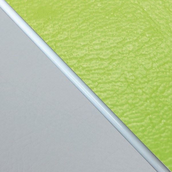 Domestic Seat Cover, Reupholstering Type, Lime Green (Gray Line)/White Piping, W650 (1999)