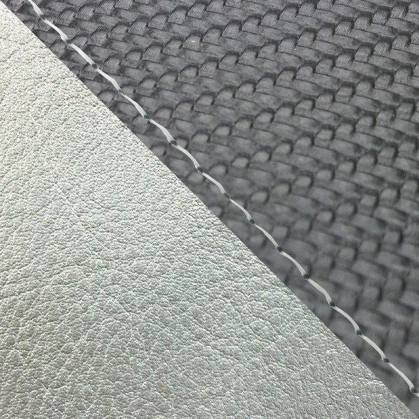 Domestic Seat Cover, Reupholster Type, Carbon Black (Silver Line)/Clear Stitch, W650 (1999)