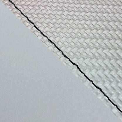 Domestic Seat Cover, Reupholstery Type, Carbon Silver (Gray Line)/Black Stitch, W650 (1999)