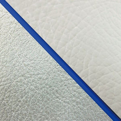 Domestic Seat Cover, Reupholstery Type, White (Silver Line)/Blue Piping, W650 (1999)