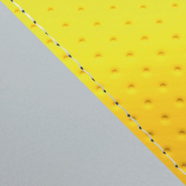 Domestic Seat Cover Reupholstery Type Embossed Yellow (Gray Line)/Clear Stitch for W650 (1999 Model)