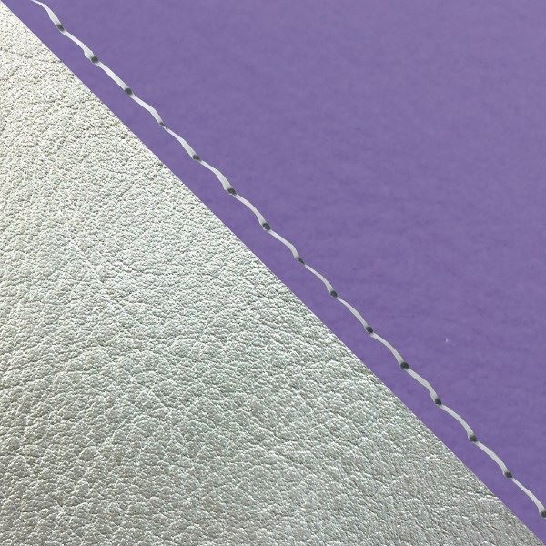 Domestic Seat Cover, Reupholstering Type, Purple (Silver Line)/Clear Stitch, W650 (1999)