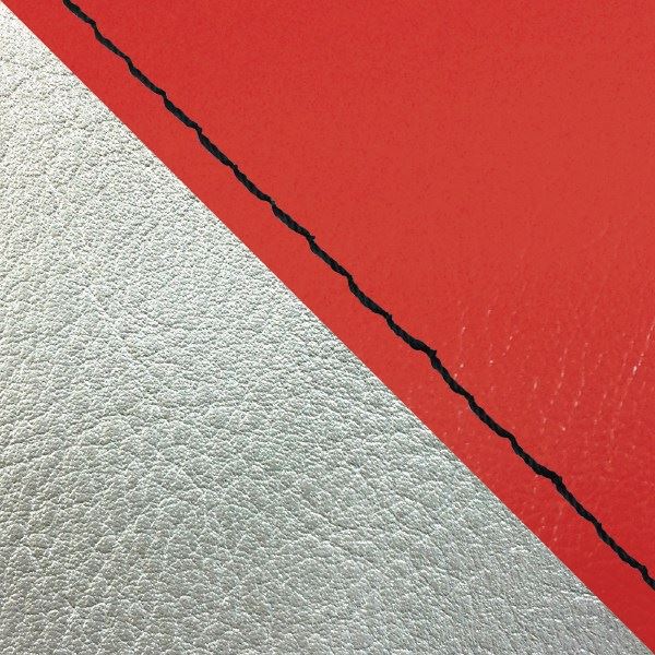 Domestic Seat Cover, Reupholstery Type, Red (Silver Line) / Black Stitch, W650 (1999)