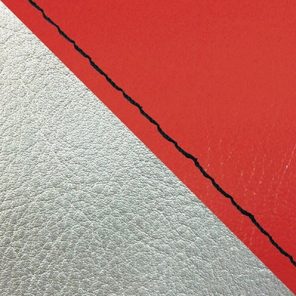 Domestic Seat Cover, Reupholstery Type, Red (Silver Line) / Black Stitch, W650 (1999)