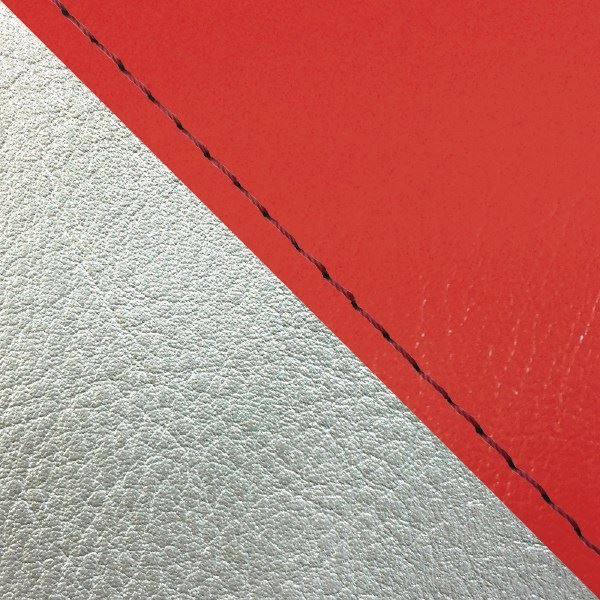 Domestic Seat Cover, Reupholstering Type, Red (Silver Line)/Red Stitch, W650 (1999)