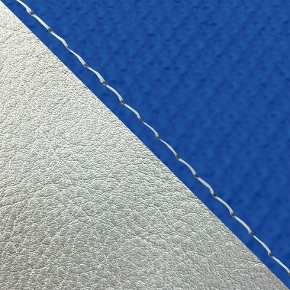 Domestic Seat Cover Replacement Type: "Suberan Blue (Silver Line)" with Clear Stitch for W650 (1999 Model)