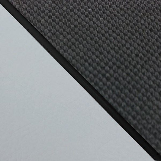 国産シートカバー 張替タイプ スベラーヌブラック(グレーライン)/黒パイピング W650(99年)