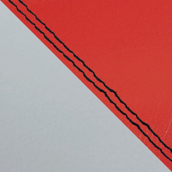 Domestic Seat Cover Reupholstery Type: Red (Gray Line)/Black Double Stitch for W650 (1999)