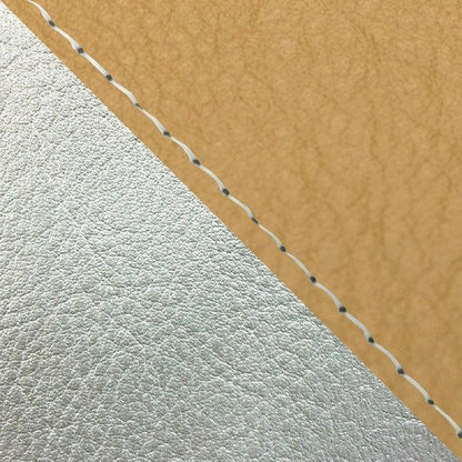 Domestic Seat Cover, Reupholster Type, Ochre (Silver Line)/Clear Stitching for W650 (1999 Model)